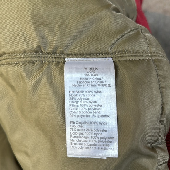 Red Alpha Industries jacket. - Picture 8 of 8